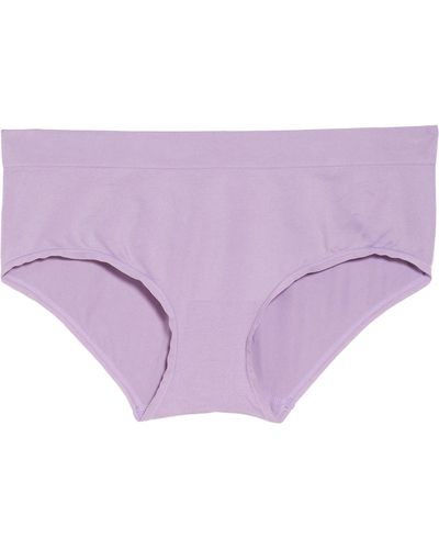 Nordstrom Bare Hipster Panties In Purple Wave At Rack