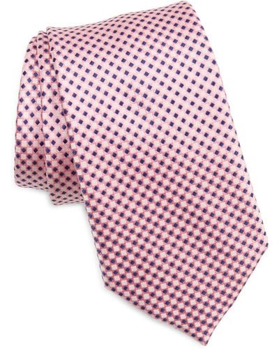 Tommy Hilfiger Micro Neat Dot Tie - Pink