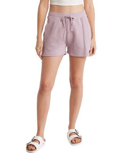 ATM Cotton Drawstring Shorts - Pink