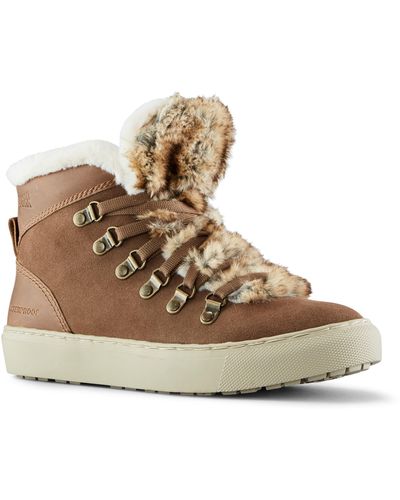 Vesta faux fur collar sales knee high snow boot