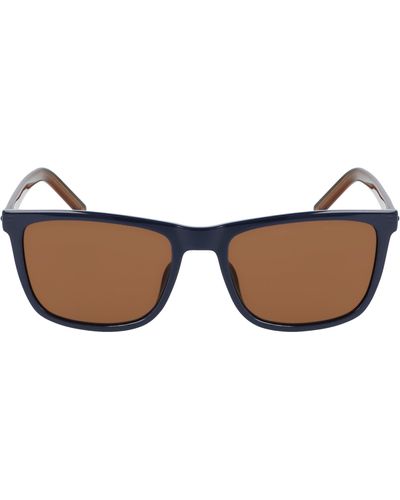 Converse Chuck 56mm Rectangle Sunglasses - Brown