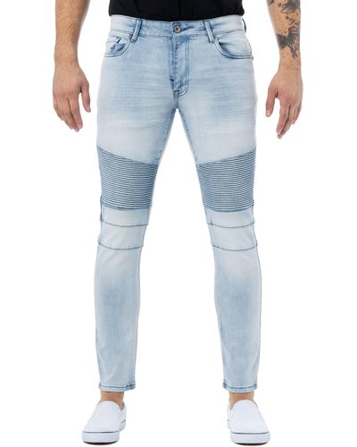 Xray Jeans Classic Moto Jeans - Blue