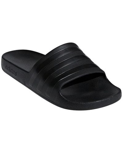 adidas Adilette Aqua Slide Sandal - Black