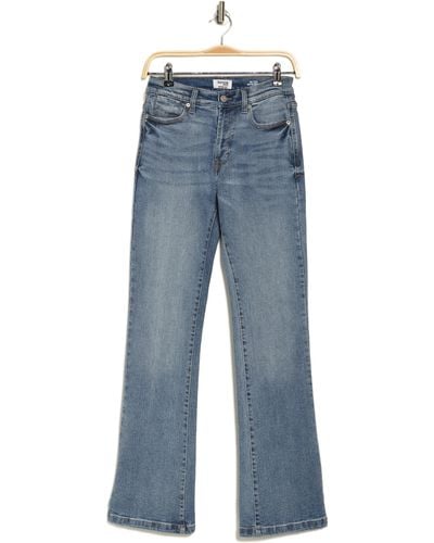 Kensie Tessa High Waist Bootcut Jeans - Blue