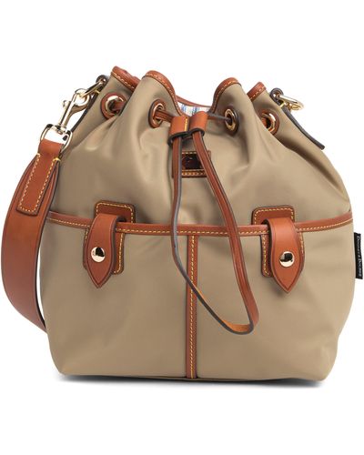 Dooney Bourke Saffiano Leather Small Drawstring Bag 