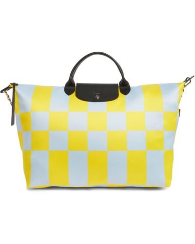 Longchamp Le Pliage 18" Travel Bag - Yellow