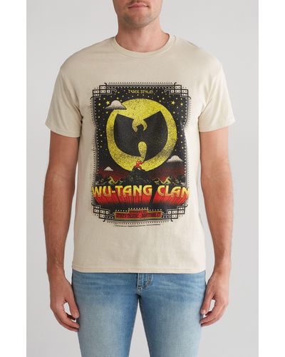 Merch Traffic Wu-tang Poster Sand Graphic T-shirt - Multicolor