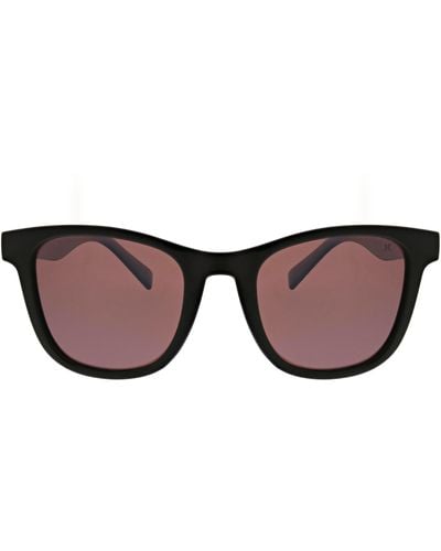 Hurley 51mm Square Polarized Sunglasses - Brown