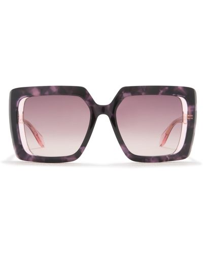 Just Cavalli 53mm Square Sunglasses - Pink