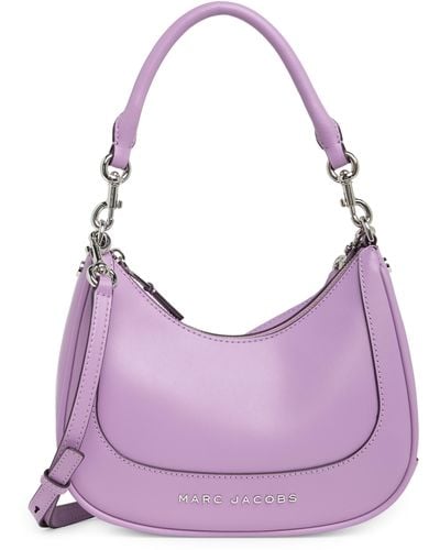 Marc Jacobs Small Leather Hobo Bag - Purple