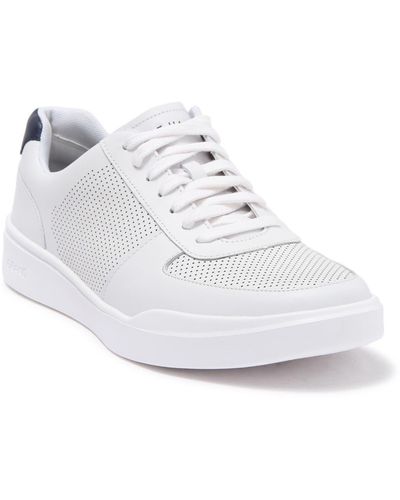 Cole Haan Grand Crosscourt Modern Perforated Sneaker - White