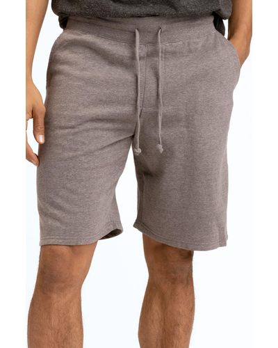 Threads For Thought Classic Drawstring Fleece Shorts - Gray