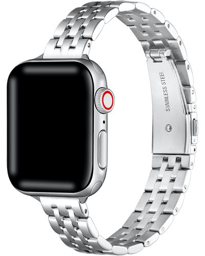 The Posh Tech Tess Stainless Steel Apple Watch® Watchband - Black