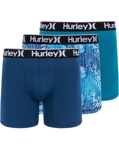Hurley Regrind 3-pack Boxer Briefs - Blue