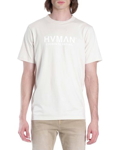 HVMAN Cotton Logo Tee - White