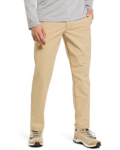 Outerknown Apex Water Repellent Pants In Khaki At Nordstrom Rack - Natural