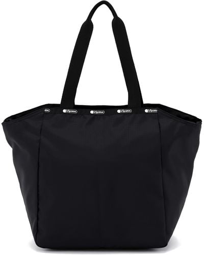 LeSportsac Janis Top Zip Tote Bag - Black