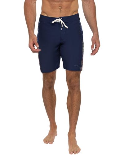 Travis Mathew Beach Break Board Shorts - Blue