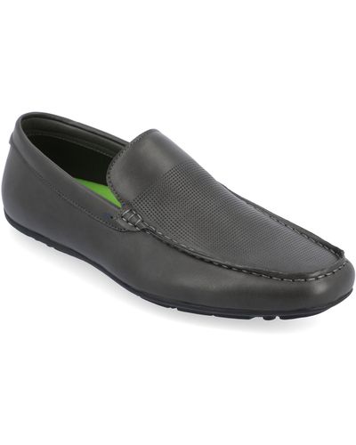 Vance Co. Mitch Vegan Leather Driver Loafer - Gray