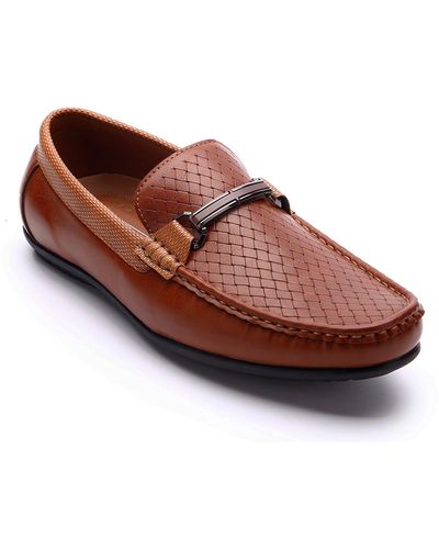 Aston Marc Driving Loafer - Brown