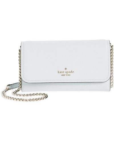 Kate Spade Cameron Wallet On A Chain - White