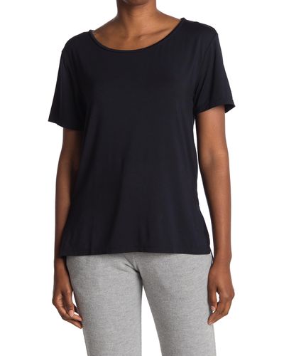 French Connection Scoop Neck T-shirt - Black