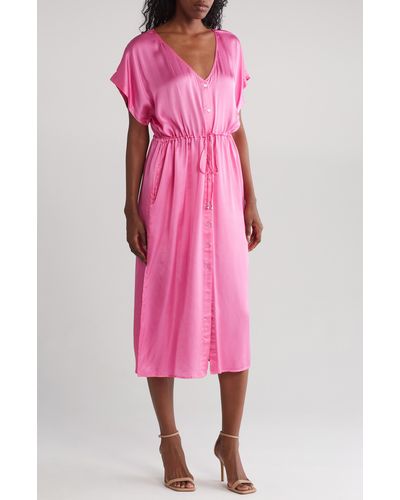 Lucy Paris Maxwell Shirtdress - Pink