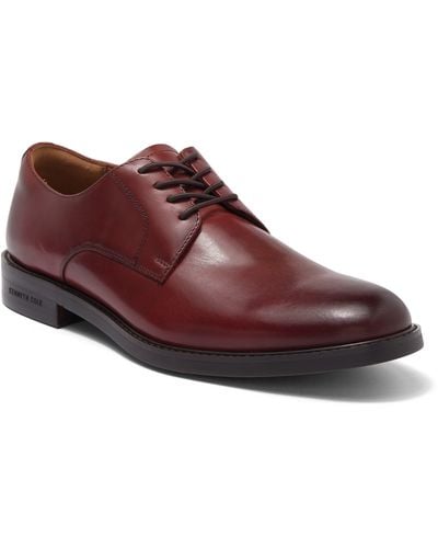 Kenneth Cole Leather Derby Oxford - Brown