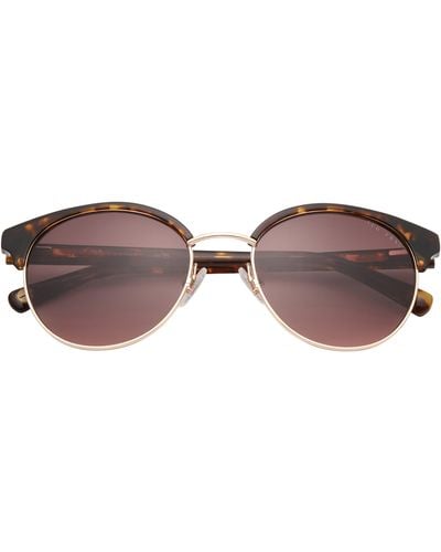 Ted Baker 54mm Round Sunglasses - Brown