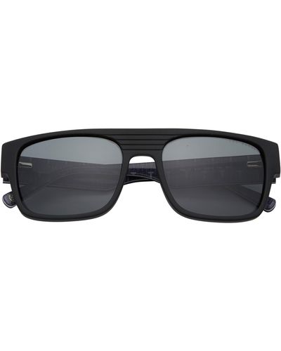 Ted Baker Shield Polarized Sunglasses - Black