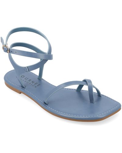 Journee Collection Tru Comfort Charra Sandal - Blue