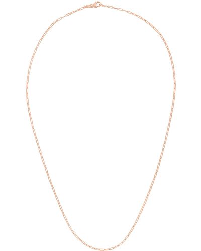 KARAT RUSH 14k Rose Gold Paperclip Chain Necklace - Multicolor