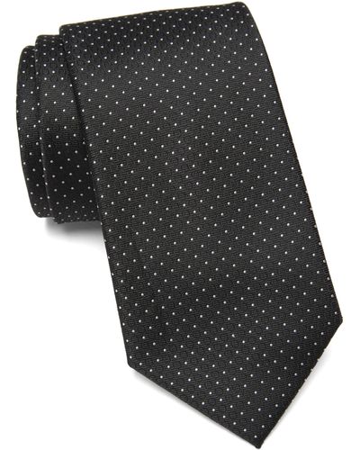 Calvin Klein Logan Dot Tie - Black