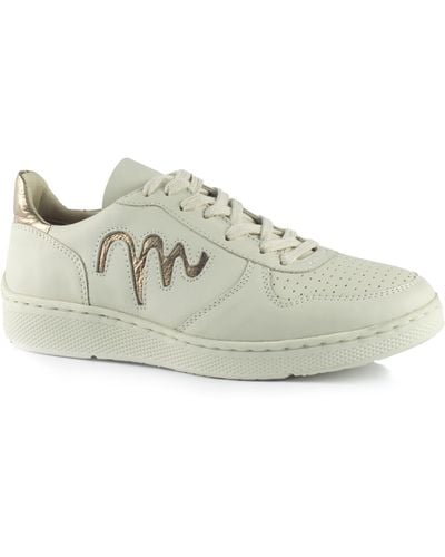 Sandro Moscoloni Perforated Low Top Sneaker - White