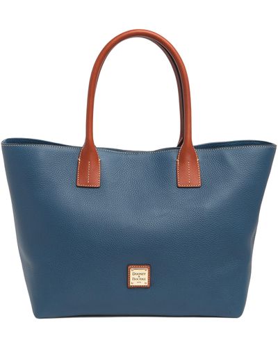 Dooney & Bourke Medium Russel Leather Tote Bag - Blue