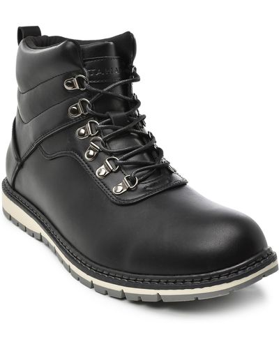 Tahari Camby Lace-up Boot - Black