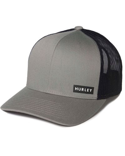 Hurley Cotton Snapback Hat - Gray