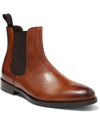 To Boot New York Nivens Chelsea Boot In Crust Cuoio At Nordstrom Rack - Brown