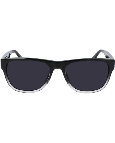 Converse All Star® 57mm Rectangle Sunglasses - Blue