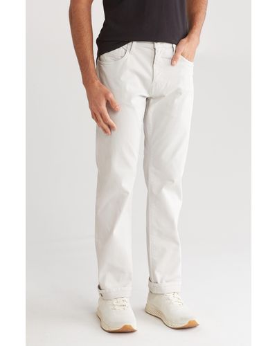Mavi Zach Stretch Cotton Pants - White