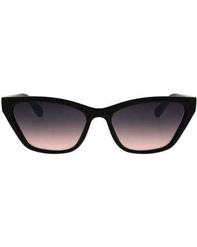 BCBGMAXAZRIA 56mm Cat Eye Sunglasses - Black