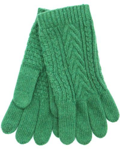 Portolano Cashmere Gloves - Green