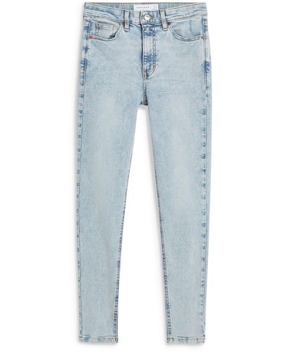 TOPSHOP Jamie Jeans In Light Blue Bleach At Nordstrom Rack