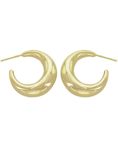 Panacea Hoop Earrings - Metallic