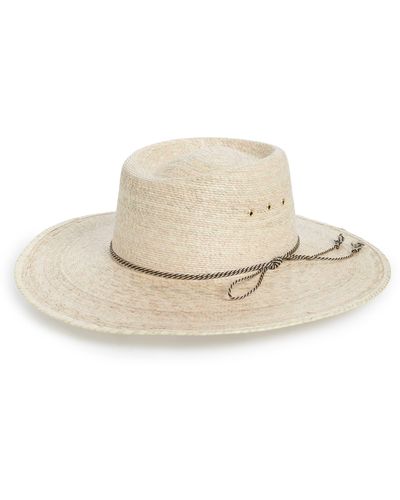L*Space Wayne Panama Hat - White