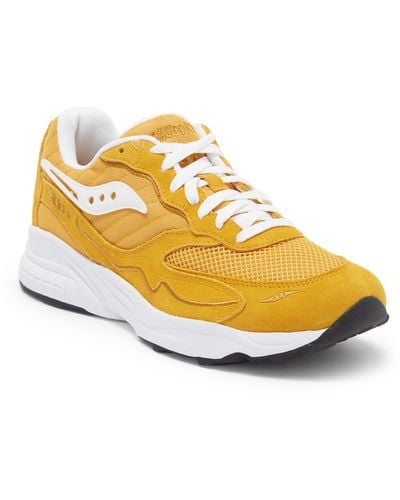 Saucony 3d Grid Hurricane Sneaker - Yellow
