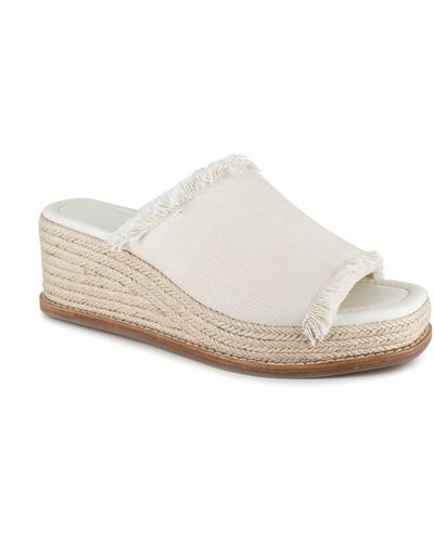 Splendid Domini Wedge Sandal - White