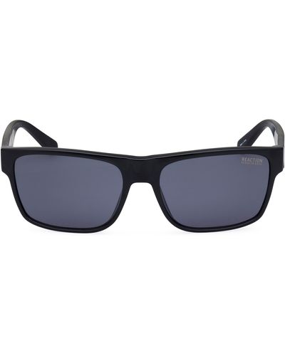 Kenneth Cole 58mm Rectangular Sunglasses - Blue