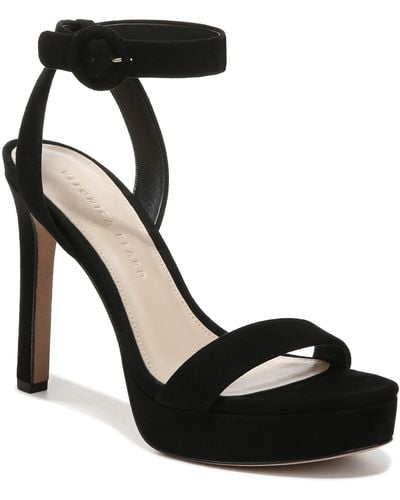 Veronica Beard Darcelle Ankle Strap Stiletto Sandal - Black