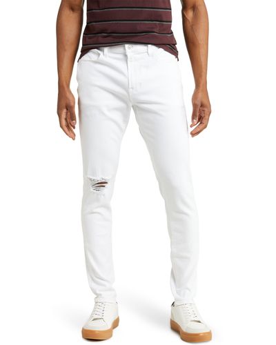 Hudson Jeans Zane Skinny Jeans - White